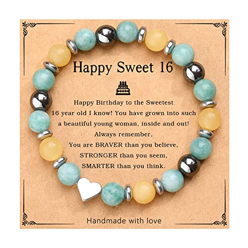 Sweet 16 Gifts For Girls, 16Th Birthday Gifts For Girls, 16 Year Old Girl Birthday Gift Ideas, Happy 16Th Birthday Decorations Bracelet For Teenage Teen Girl Gifts Trendy Stuff 16 Year Old Girls #TOP8