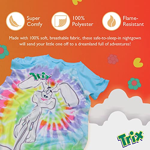 Trix Girls' Nightgown, Soft & Cute Pajamas for Kids3