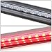 Auto Dynasty LED 3rd Third Brake Light Compatible with 1992-2009 Blazer Tahoe Yukon Denali Suburban C/K Jimmy Hummer Bravada, Rear Center Cab Cargo Lamp High Mount Stop light, Chrome Housing