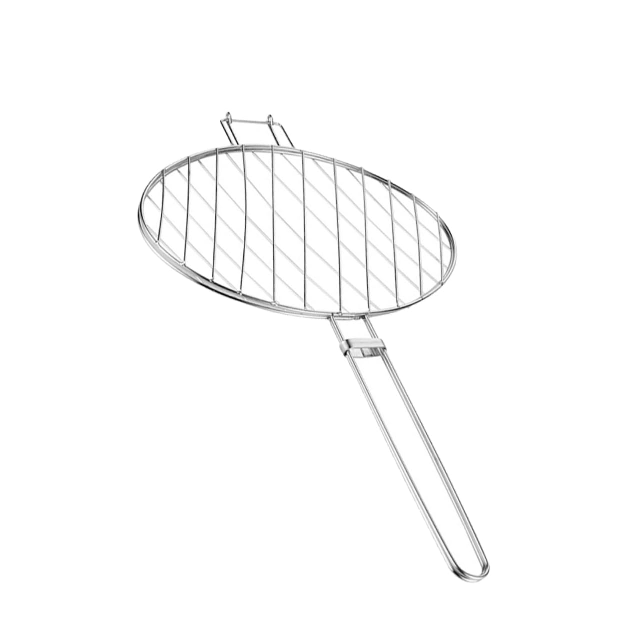 FONDOTIN Tools Set Fish Basket Tongs Large Grill Basket for Fish Seafood Heat-resistant Handle