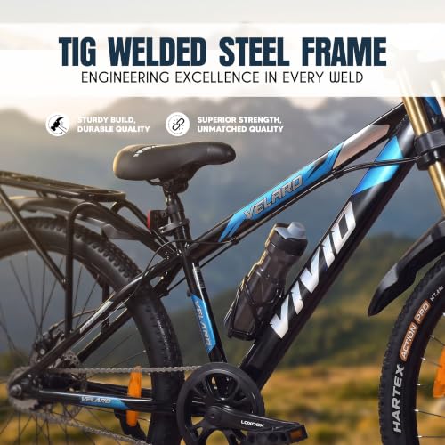Image of Leader Vivid Valero Pro 26T IBC Single Speed MTB Cycle for Men - Black