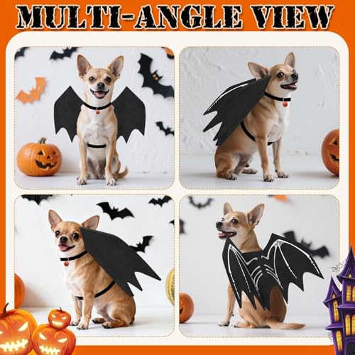 OLANRUN-Dog-Halloween-Costume-Dog-Bat-Wings-Costume-with-Pumpkin-Bells-for-Halloween-Party-Decorations-Cute-Dogs-and-Cats-Bat-Wings-Cosplay-Party-Dress-Up-Costumes-for-Large-Dogs
