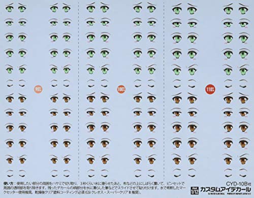 HIQ parts 1/12 eyes decal series castamide Carl 30-b un accessoire maquette Cyd-30B