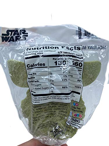 Star Wars Jumbo Marshmallow Lollipops, The Child and Mandalorian Candy Gift Set or Party Favors, 2.47 Ounces, Set of 2