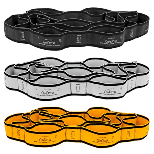 CanDo MGE Plus PEP, 6 Foot Exerciser, 9 Loops, Set of 3