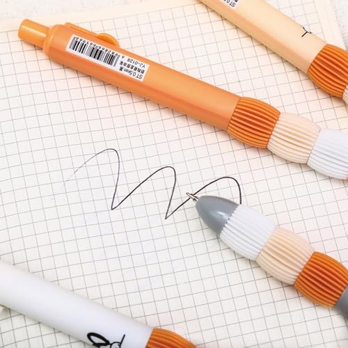 MOZXIRZ Set 4 Bolígrafos Retráctiles de Gel Tinta Negra miniatura 5