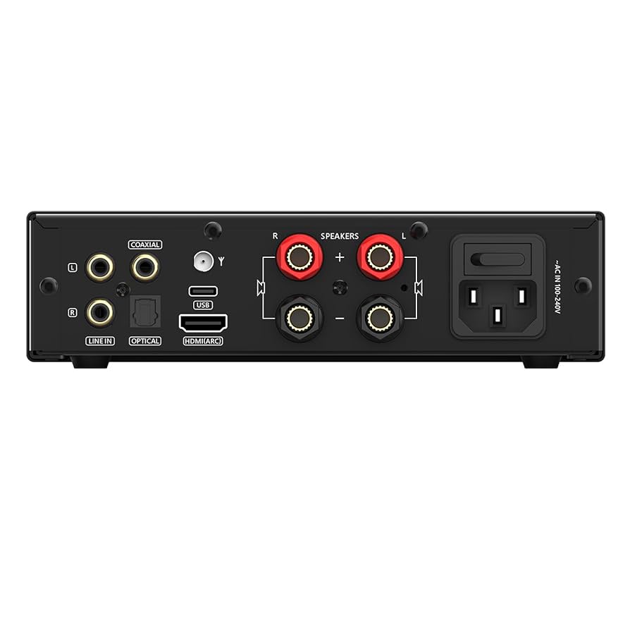 Amazon.co.jp: SMSL A200 HiFiパワーアンプ レベルディスプレイ