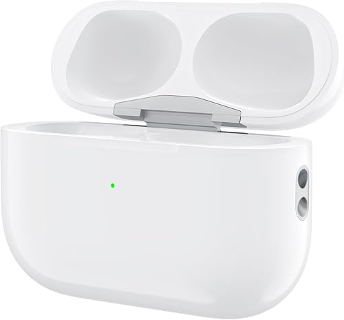 Funda de carga para AirPods Pro de 12 generación, puerto de carga para Airpod Pro 21 funda de cargador de repuesto incorporada, batería de 660 mAh,
