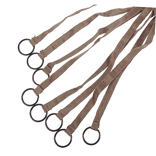 INOOMP 3 Peças Alças De Tiro Para Equipamento Ao Ar Livre Mochila Tote Cordão Camuflado Pano Transpo