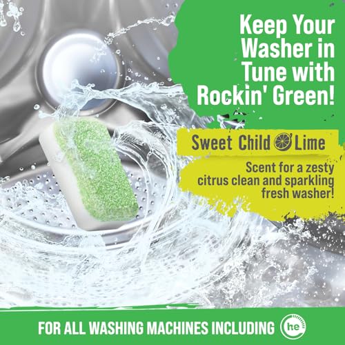 Washer Machine Cleaning Tablets (8 Pieces) - Deodorizing Cleaner for 4 Months - Removes Residue from All Washers