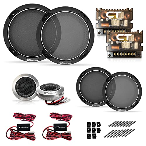 Ct Sounds MESO-6-5-3WAY-COM 6.5 Inch 500 Watt 3-Way Premium Component Car Speaker Set thumb #5