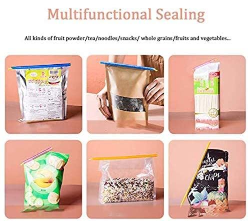 32 Pinces Réutilisables Pour Sachets Alimentaires - 4 Tailles Multicolores - Polypropylène