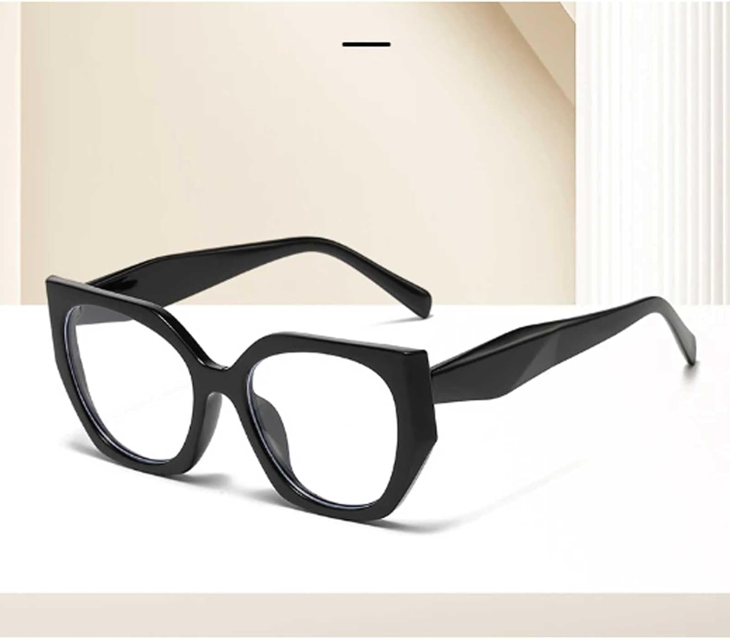 Montura de Gafas Retro, monturas de Gafas antiluz Azul para Hombre, monturas de Gafas de diseño Poligonal para Mujer, Montura de Gafas de Viaje