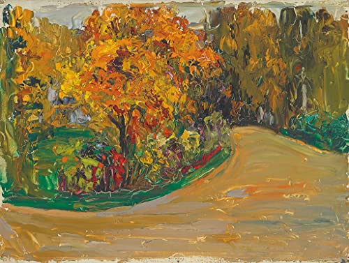 Peinture Kandinsky Herbst Parken pour une déco salon moderne