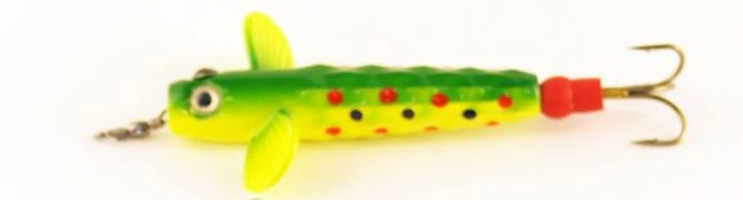 Allcock Metal Devon Minnow Diamond/Dimpled Body 1.5 Inch**4 Colours**Salmon Trout Pike Perch Predator Lure (YB (Yellow Belly))