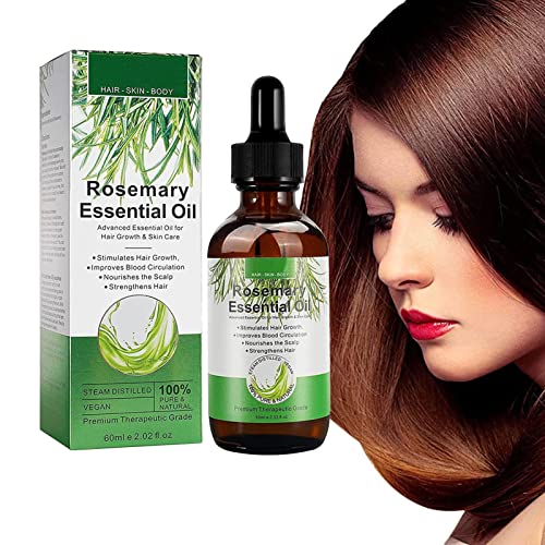 FacynAceites Romero | para el Cuidado del Cabello para el Crecimiento del Cabello - Romero 2,02 FL oz para la Piel del Cabello, Crecimiento del Cabello