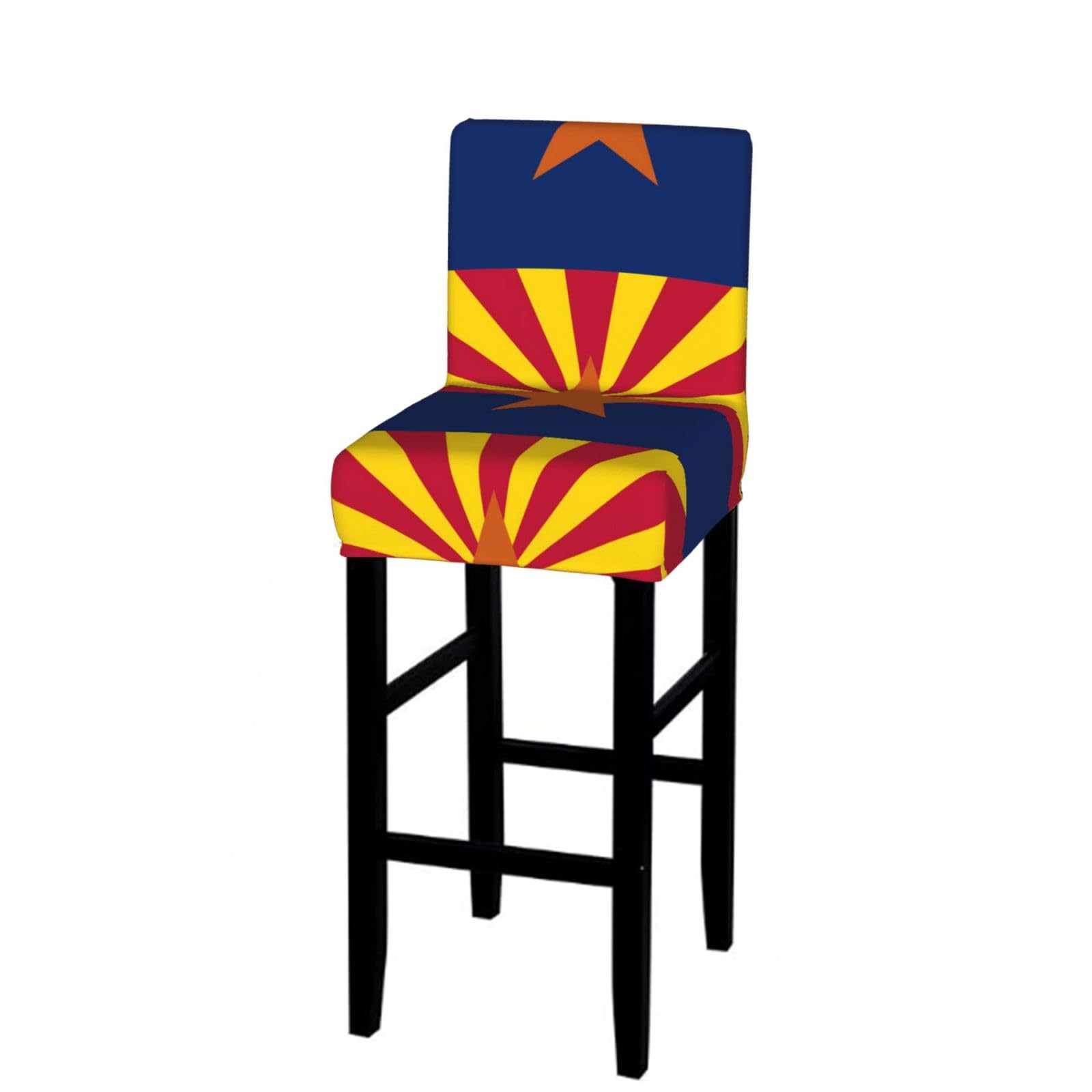 Arizona State Flag Bar Stool Cover-Stretchy Chair Slipcover for Kitchen