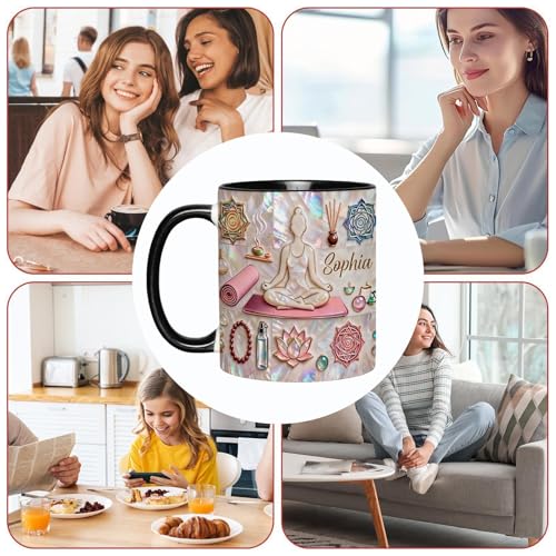 Tasse à café en céramique pour camping et randonnée | Mindfulness 330 ml