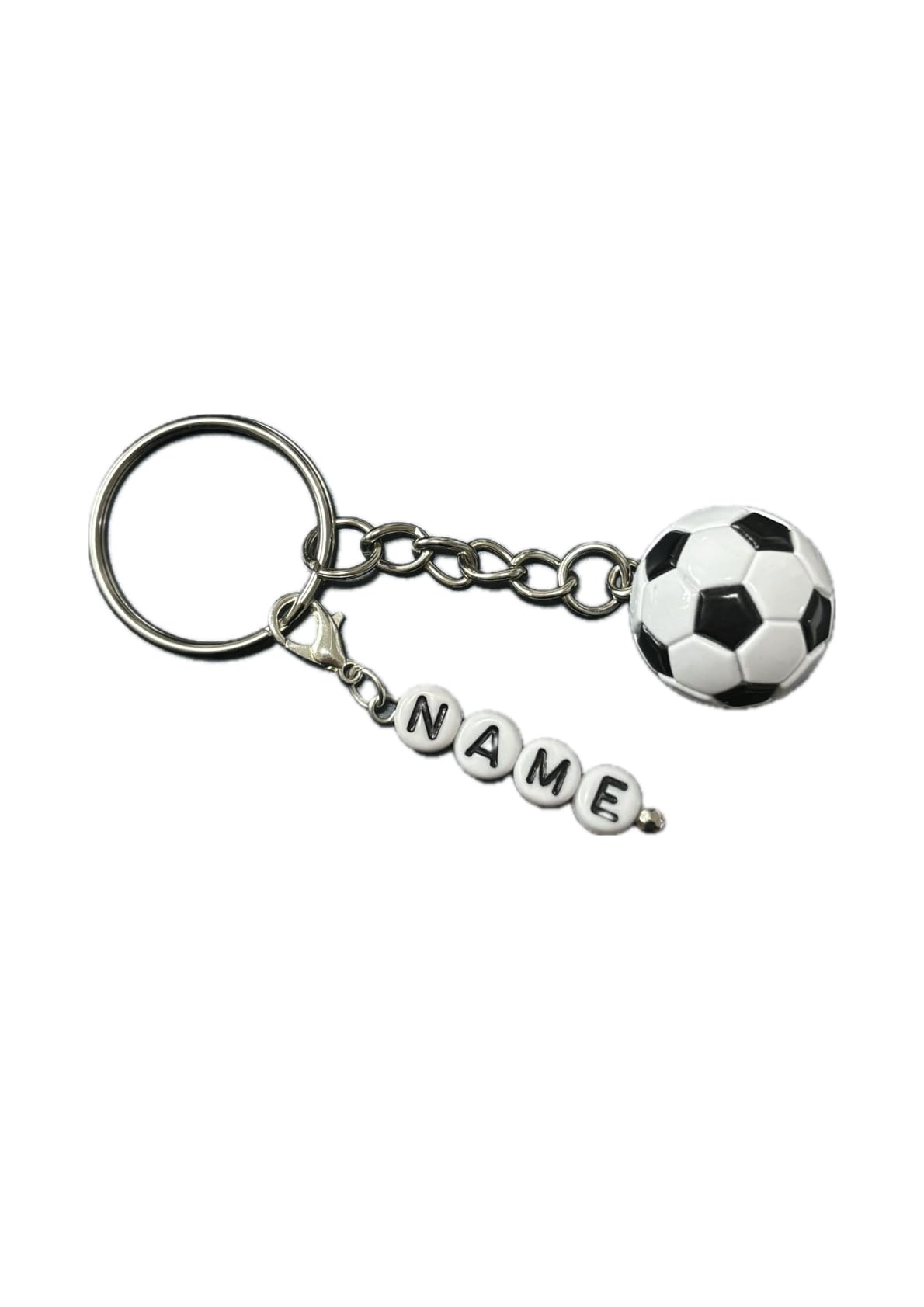 【PPholder】 サッカー　ボールホルダー　記念品　卒団　卒業　プレゼント 名入れ サッカー ボール キーホルダー【W30mm】アクセサリー 卒