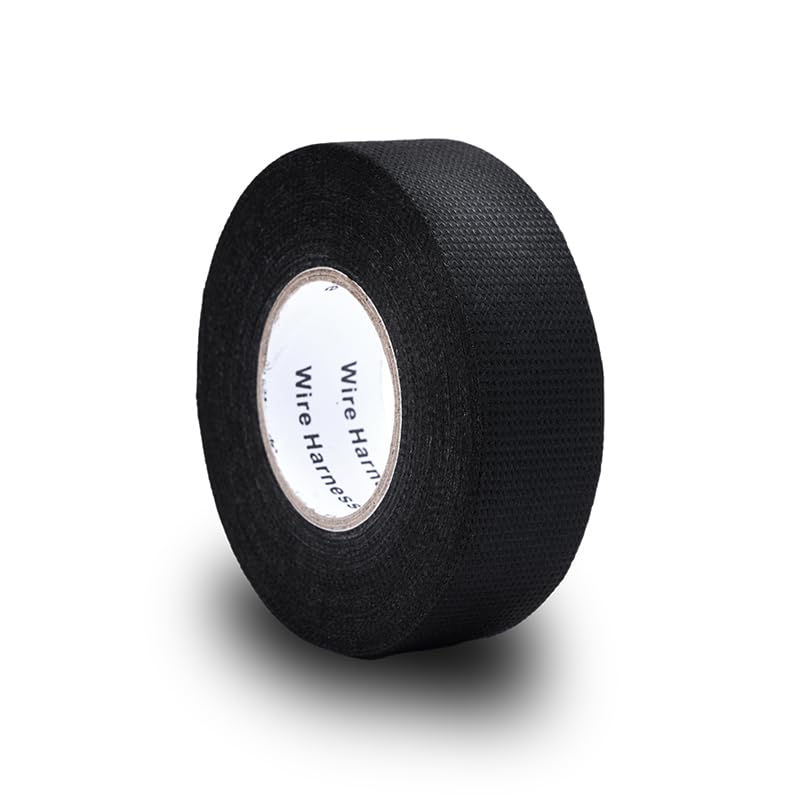 Borcolit Wiring Harness Tape High Temp Self-Adhesive Cloth Tape for Automotive Electrical Wrap...