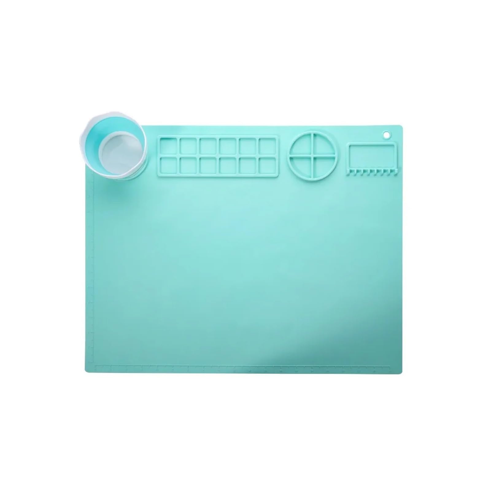 Sdiuakbv Blue Silicone Painting Mat Silicone Painting Mat Crafts Hexagon Art Craft For Drawing