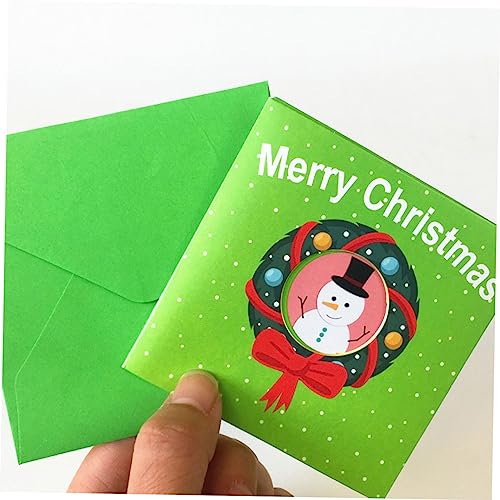 Tofficu Cartão de felicitações de festa, cartões de Natal, sortido, cartões de Natal, pequeno, criat