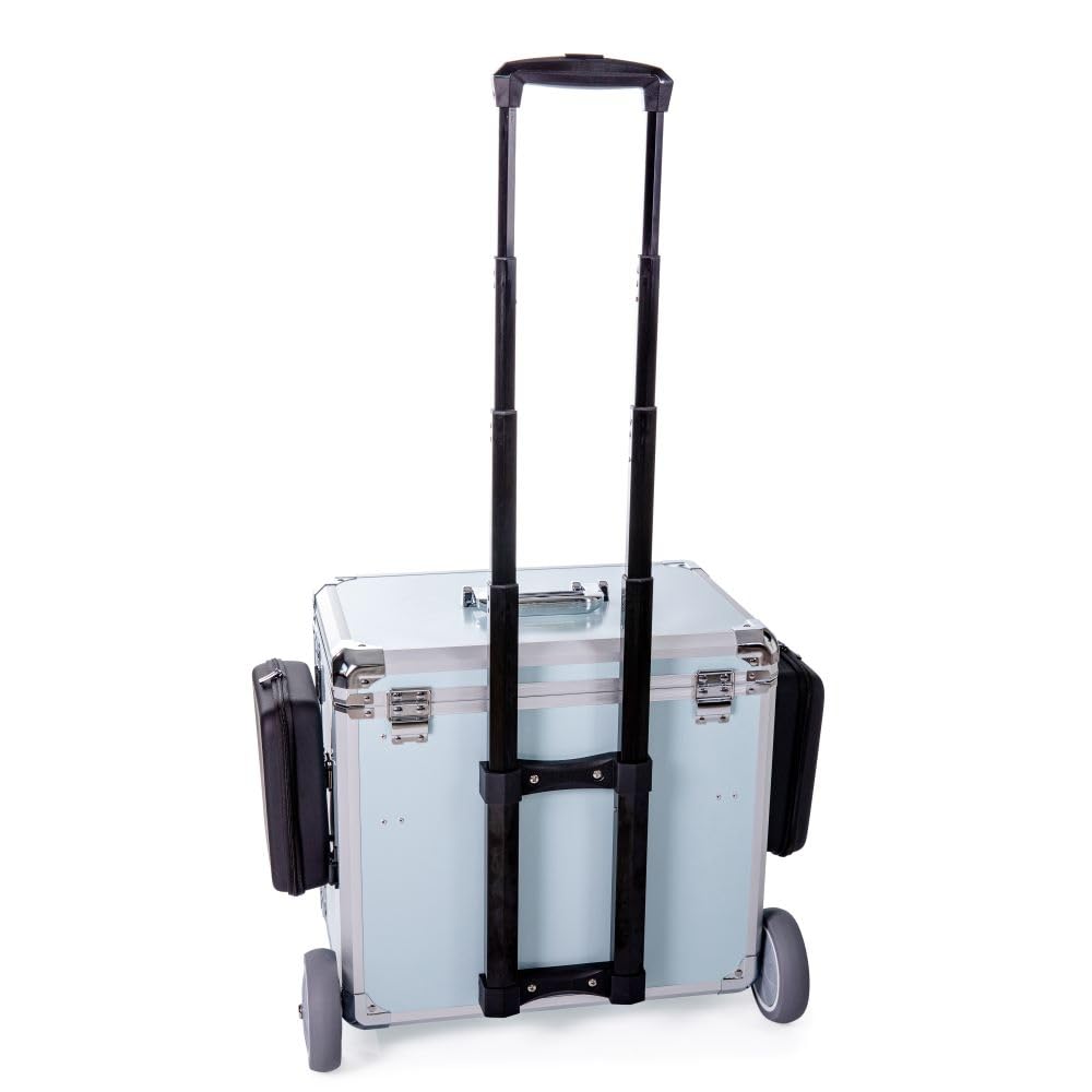 PodoMobile MIDI Fußpflegekoffer mit Trolley und 2 Steckdosen - Blau