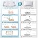 DONAMA Cervical Pillow for Neck and Shoulder,Contour Memory Foam Pillow,Ergonomic Neck Support Pillow for Side Back Stomach Sleepers with Pillowcase