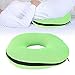 Nadmuchiwana Okrągła Poduszka Poduszka Przeciw Odleżynom Poduszka w Kształcie Pączka Poduszka na Hemoroidy Kości Ogonowej dla Starszego Obłożnie Chorego Zielona