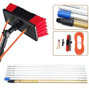 Jyvdggkkw Zestaw do Czyszczenia Szkła 3-12m