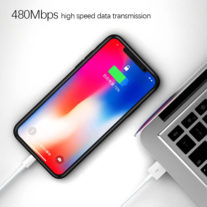 Image of Original 5w Fast Charging Cable [MFi Certified] Lightning to USB Cable Compatible with iPhone 14 13 12 11 Pro Max XR XS X 8 7 6 Plus SE iPad (USB to Lightening Cable)