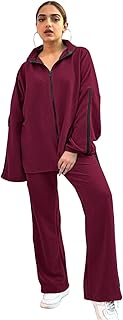 Leriya Fashion Co Ord Set For Women Stylish | Western Summer Casual Zip Up Dress for Woman | Full Sleeve Formal Office Wea... Price In India