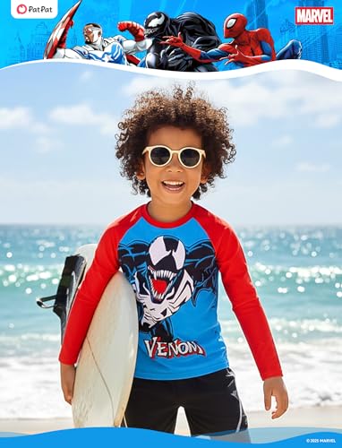 Image of Disney Marvel Spiderman Stitch Rash Guard Shirts Minnie Ariel UPF50+Swim Shirt Boy /Girl Surf Swim Suit Top Kid Swimwear 2-14Y
