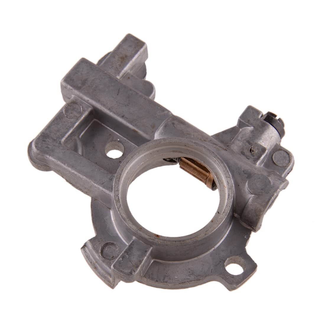 Bomba de aceite con engranaje helicoidal Kit de resorte compatible para motosierra Stihl 046 MS460 MS461 MS441