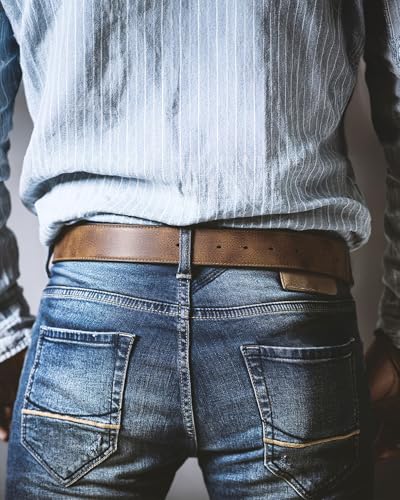 Image of BELTROAD Western Belts for Men Women 1.5 inch Vintage Country Belt for Jeans