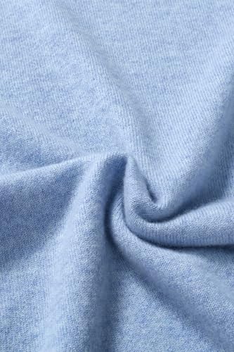 Image of JENNIE LIU Women's 100% Pure Cashmere Long Sleeve Pullover Turtleneck Sweater