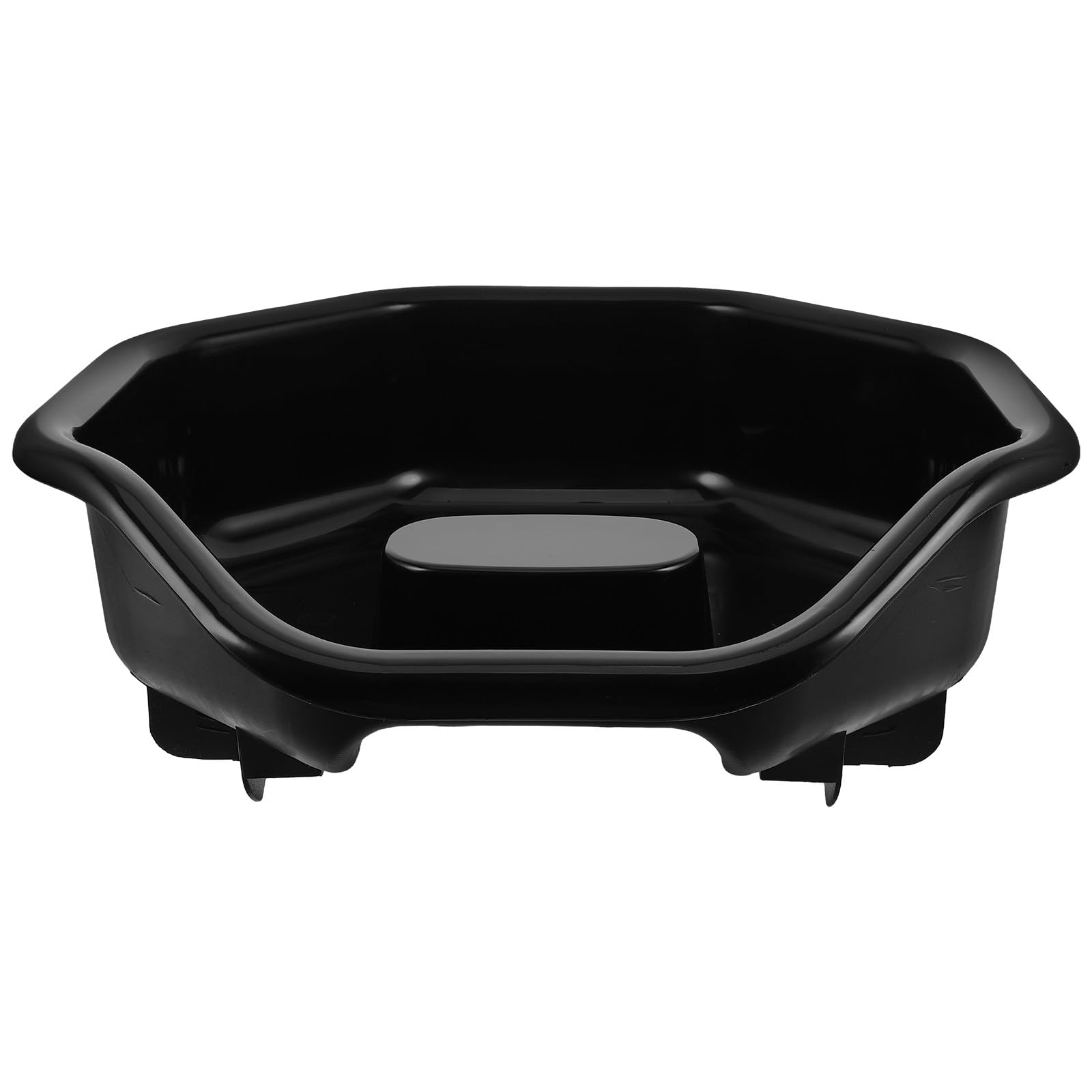 Gatuida Bac à Shampoing de Salon Portable en Plastique Noir