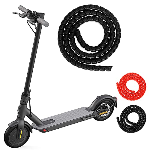 Xiaomi Ninebot Scooter Zubehör | Elektroroller Kabelschutz Spiral - 1M Scooter Kabelschutz Spiralschlauch Schutz für Xiaomi M365/1s/Essential/Pro 2, Ninebot - e Scooter e Bike zubehör Cover