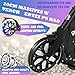CXYTX Kick Scooter with LED Wheels, Aluminum Alloy Lightweight Scooter for Teens & Adults with Foot Support Frame, Shock AbsorptionDesign, Big Wheels Foldable Scooter for Indoor & Outdoor,Pink