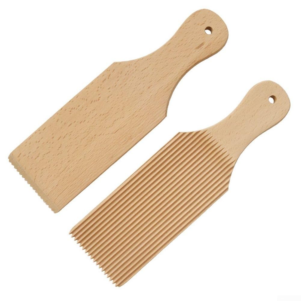 Kitchen Gnocchi Board, Wooden Pasta Maker Gnocchi Board, Manual Pasta Maker Butter Paddles Tool 24 X 7Cm, As Picture Show