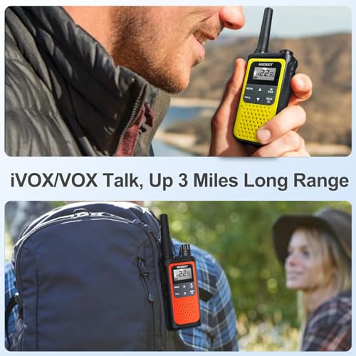 Walkie-Talkies-for-Adults-Long-Rang-NOAA-Weather-Alerts-Rechargeable-Walkie-Talkies-2-Way-Radio-22-FRS-Channel-with-1800mAh-Li-ion-Battery-Charger-USB-C-Cable-Outdoor-Cruises-Camping-4-Pack