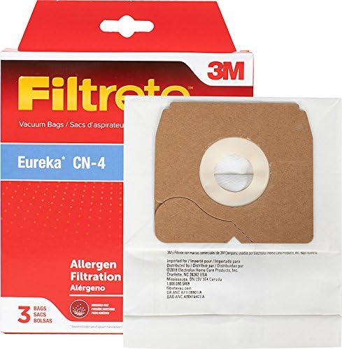 3M Filtrete Eureka CN-4 Allergen Vacuum Bag, Red