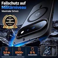 Premium Hülle für Google Pixel 11 / Pixel 11 Pro kompatibel mit MagSafe – Robust, stoßfest & stilvoll! Airbag-Technologie. Kratzfest und griffig (Schwarz, Google Pixel 11/11 Pro) – Ansicht 4