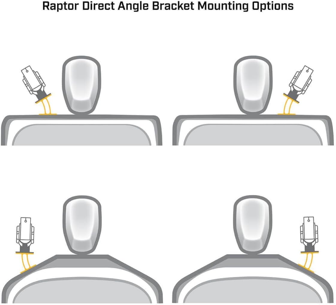 Minn Kota Direct Mount Angle Bracket for Raptor – Black