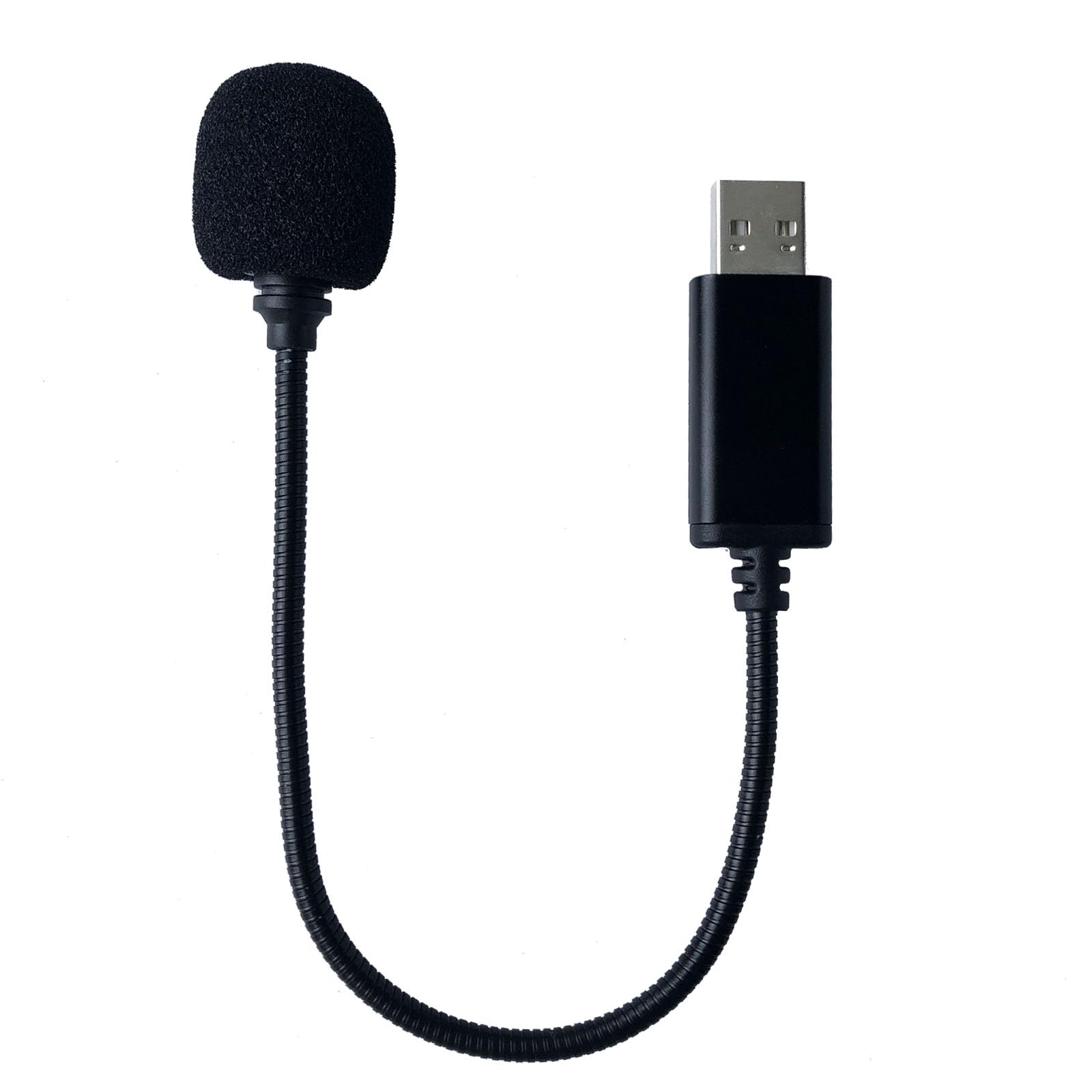 SPTSSWET USB Microphone Compatible with Laptop Desktop Computer PC, Sound Card Remote Work Online Class Detachable Noise Cancelling Gooseneck USB A