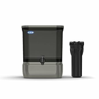 Ruby Water Purifier for Municipal water with less than TDS 200 PPM Multistage purification+ Carbon + Sediment filter + UV 9 Litres Storage Capacity, 90 litre per hour filtration capacity