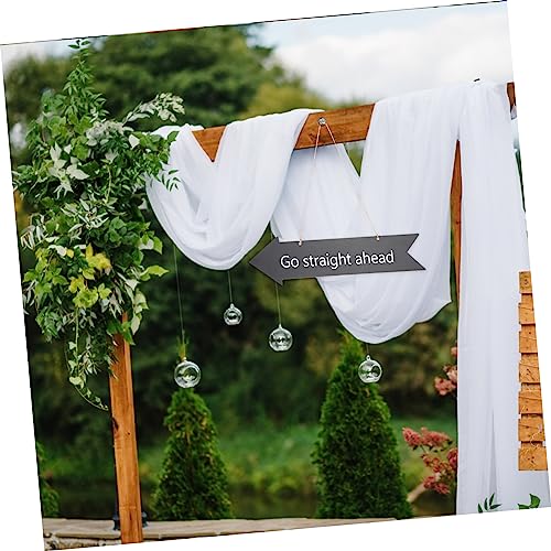 Kisangel 12 Stk Pfeilzeichen Tafelschild selber machen Körbchen für Blumenmädchen Embleme hochzeitsdeko Pfeil leeres Zeichen hölzerne pfeile zeichen doppelseitig Anhänger – Bild 4