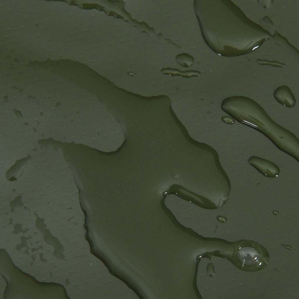 Telone verde oliva, 650 g/m², con rivestimento in PVC, 1,5 x 2,5 m, impermeabile, con occhielli, resistente alle intemperie, agli strappi, ai raggi UV, per giardino, campeggio, auto, mobili