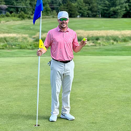 Ephemoca Men's Performance Dry Fit Golf Shirt, Quick-Dry Short Sleeve Polo, Moisture Wicking Dray Dot X-Large #TOP4