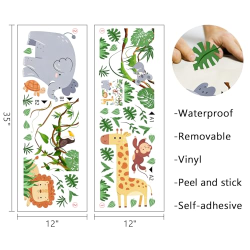 Vinilos Decorativos Mfault Animales Tropicales 35x12 in miniatura 2